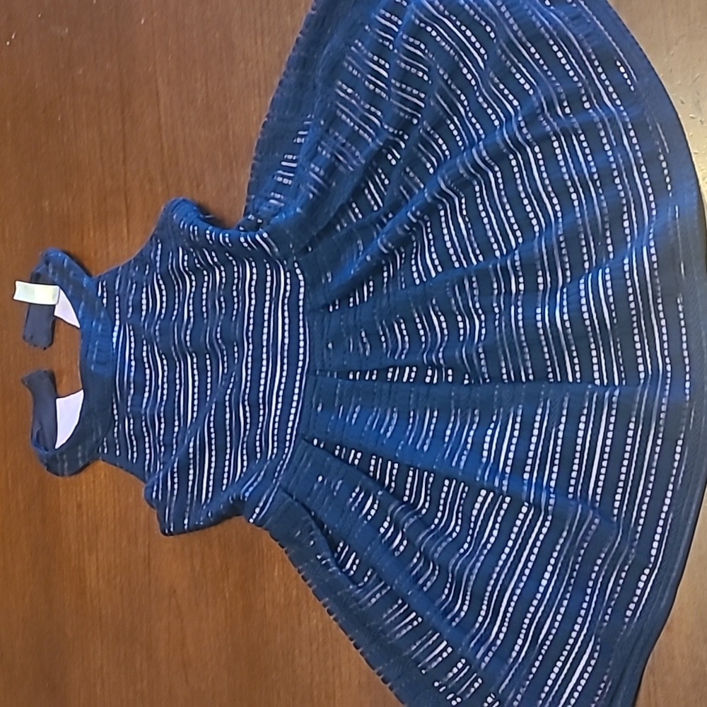 Girls navy dress
